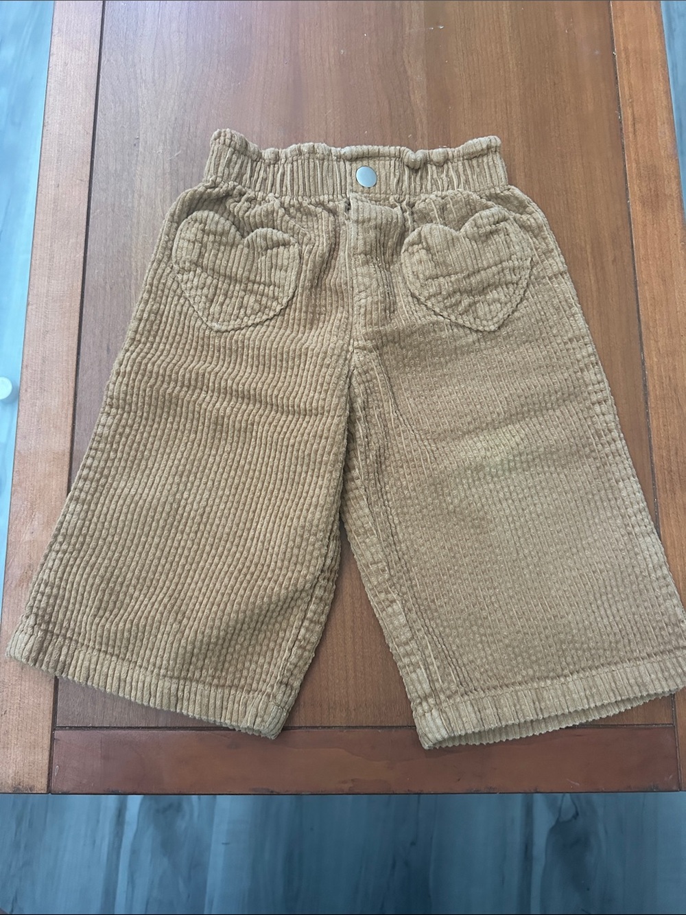 Old Navy Kids Corduroy Heart Pocket Pants in Tan